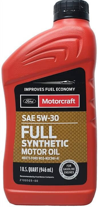 

Оригинальное моторное масло Ford Motorcraft Full Synthetic 5W-30 946 мл. XO5W30Q1FS