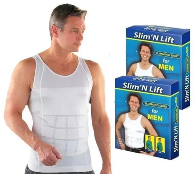 

Корректирующая утягивающая майка для мужчин Slim'n'lift for Men Pro футболка размер М