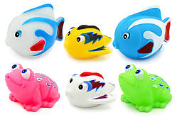 Набір пискавок Рибки та жабки 323D-6
