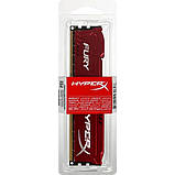 DDR3 Kingston HyperX FURY 8GB 1866MHz CL10 Red DIMM, фото 3