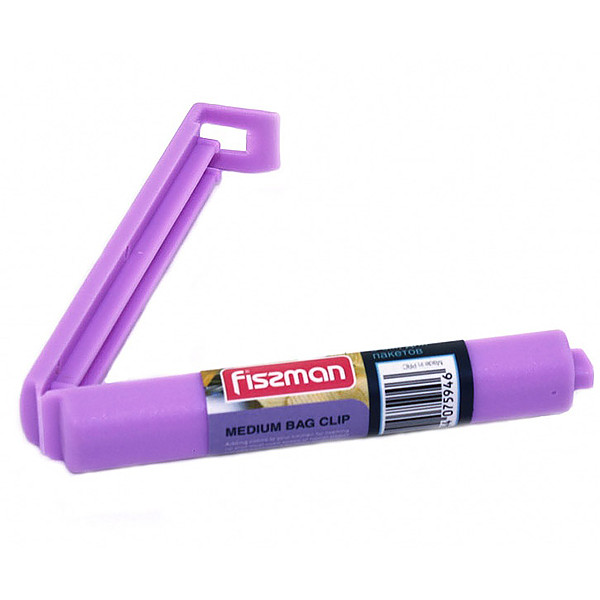 Затискач пластиковий для пакетів 9 см Fissman (PR-7594.BC)