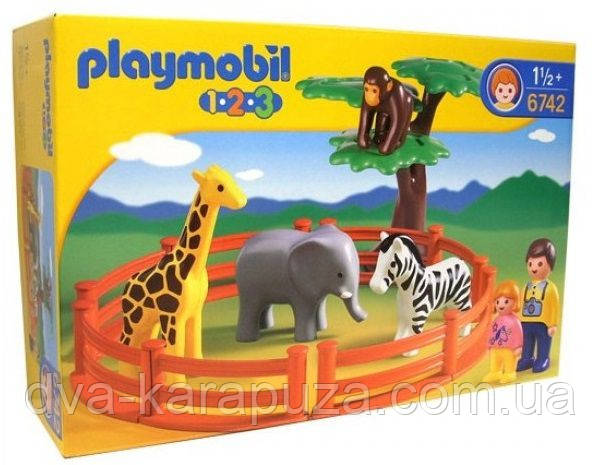 Ігровий набір Playmobil 6742 Зоопарк, від 1,5 років!, фото 1