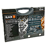 Універсальний набір ключів Black Tools у кейсі Black Tools Набір інструментів 108 шт Великий набір інструментів, фото 7