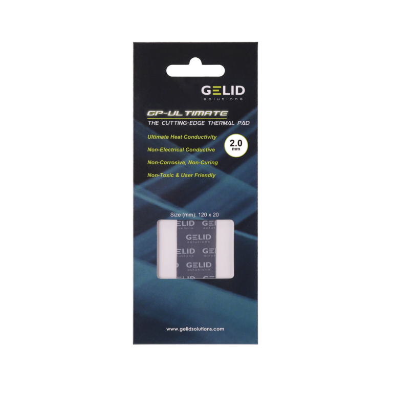 Термопрокладка Gelid Solutions GP-Ultimate Thermal Pad 120x20x2 mm (TP-GP04-R-D)