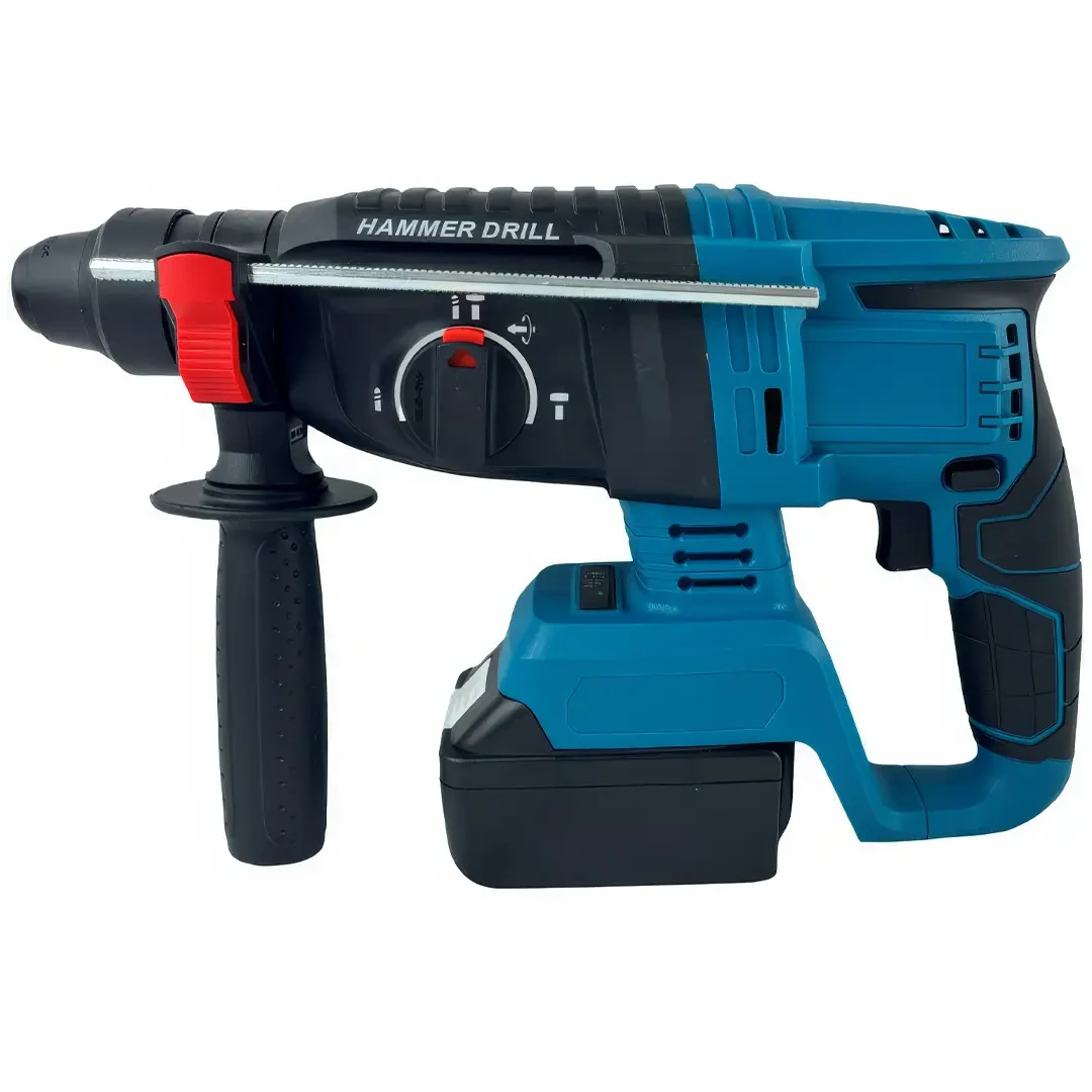 Акумуляторний перфоратор-дриль Hammer Drill 48 V у кейсі, 3 режими, 2 Li-ion акумулятори