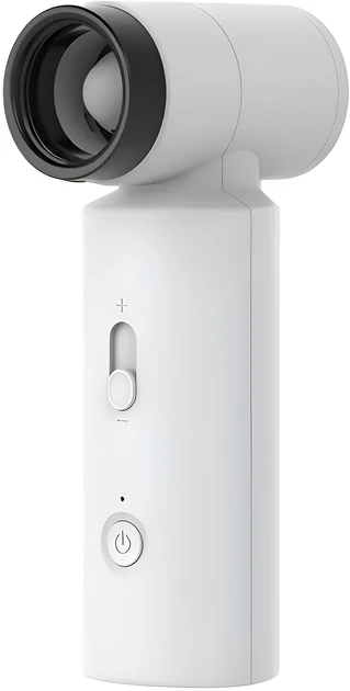 Бездротовий портативний смарт фен з акумулятором 4500 mAh 55 W із заряджанням від USB (Білий)