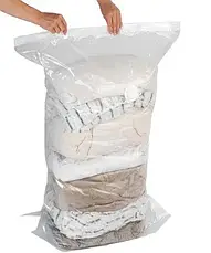 Вакуумний пакет для зберігання речей VACUM BAG Sanasia 70 × 100 см (1 шт., багаторазовий), фото 4