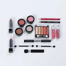 Подарунковий б'юті-бокс Makeup Set — 21-помітний набір декоративної косметики в алюмінієвому кейсі, фото 4