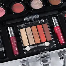 Подарунковий б'юті-бокс Makeup Set — 21-помітний набір декоративної косметики в алюмінієвому кейсі, фото 6