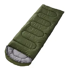 Утеплений спальний мішок-ковдра 200 × 80 см, −25 °C, холофайбер 1300 г/м2, водонепроникний, фото 3