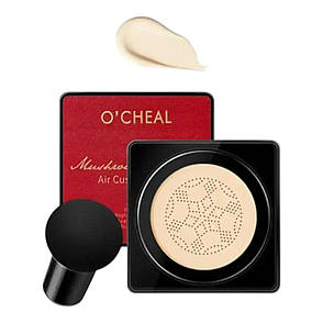 Кушон для обличчя зі зволоженням та ефектом сяйва Beauty Linasi Red O'CHEAL (No2 Natural) з м'яким спонжем, фото 1