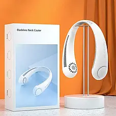 Мінівентилятор для шиї, безшумний спортивний вентилятор, NECK COOLER, фото 3