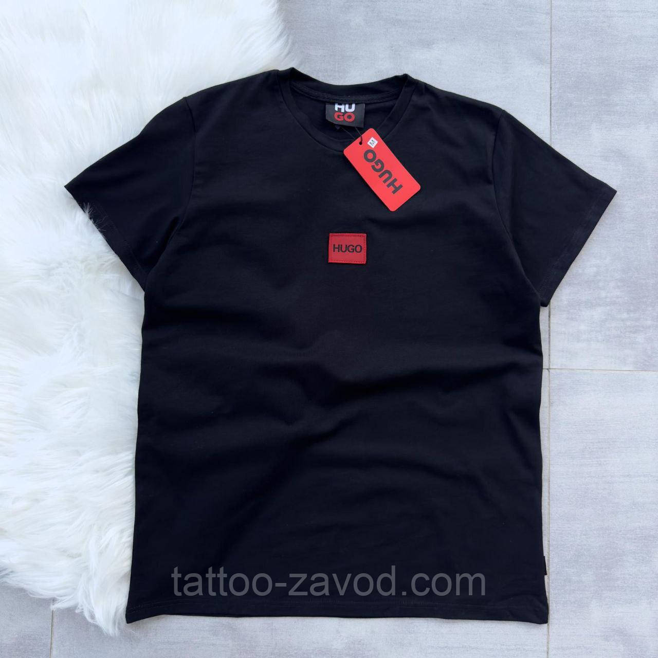 Футболка чоловіча чорна S, M, L, XL, XXL, фото 1