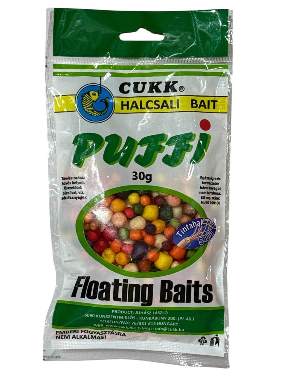 Повітряне тісто Cukk Puffi MIX Mini+Midi Кальмар 30g