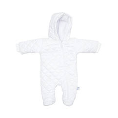 Дитячий комбінезон демісезон Twins Soul плащівка/фліс 6-9 міс білий