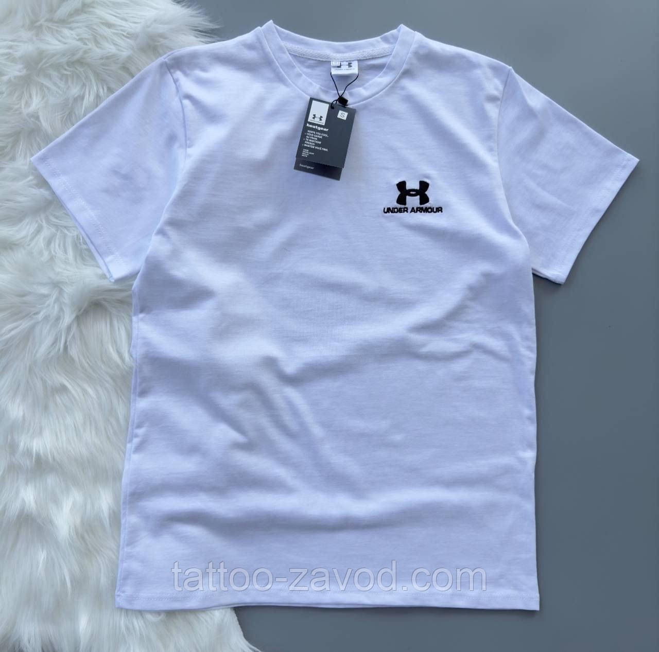 Футболка чоловіча біла S, M, L, XL, XXL
