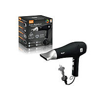 Фен для волосся RAF R.402B з дифузором 3 режими 2 насадки 2200 Вт