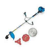 Бензотриммер 2Т (мотокоса) Циклон 4400Вт 1.2 Л, 9000 об, мин, диск 255, 25,4мм (3 диска, 1 катушка)