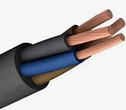 Кабель КГ 4х4 мідь, гнучкий, прогумований (ріжеться раз на 5 м) Одесса Каблекс