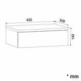 Тумба приліжкова навісна ПКТ-12, фото 7