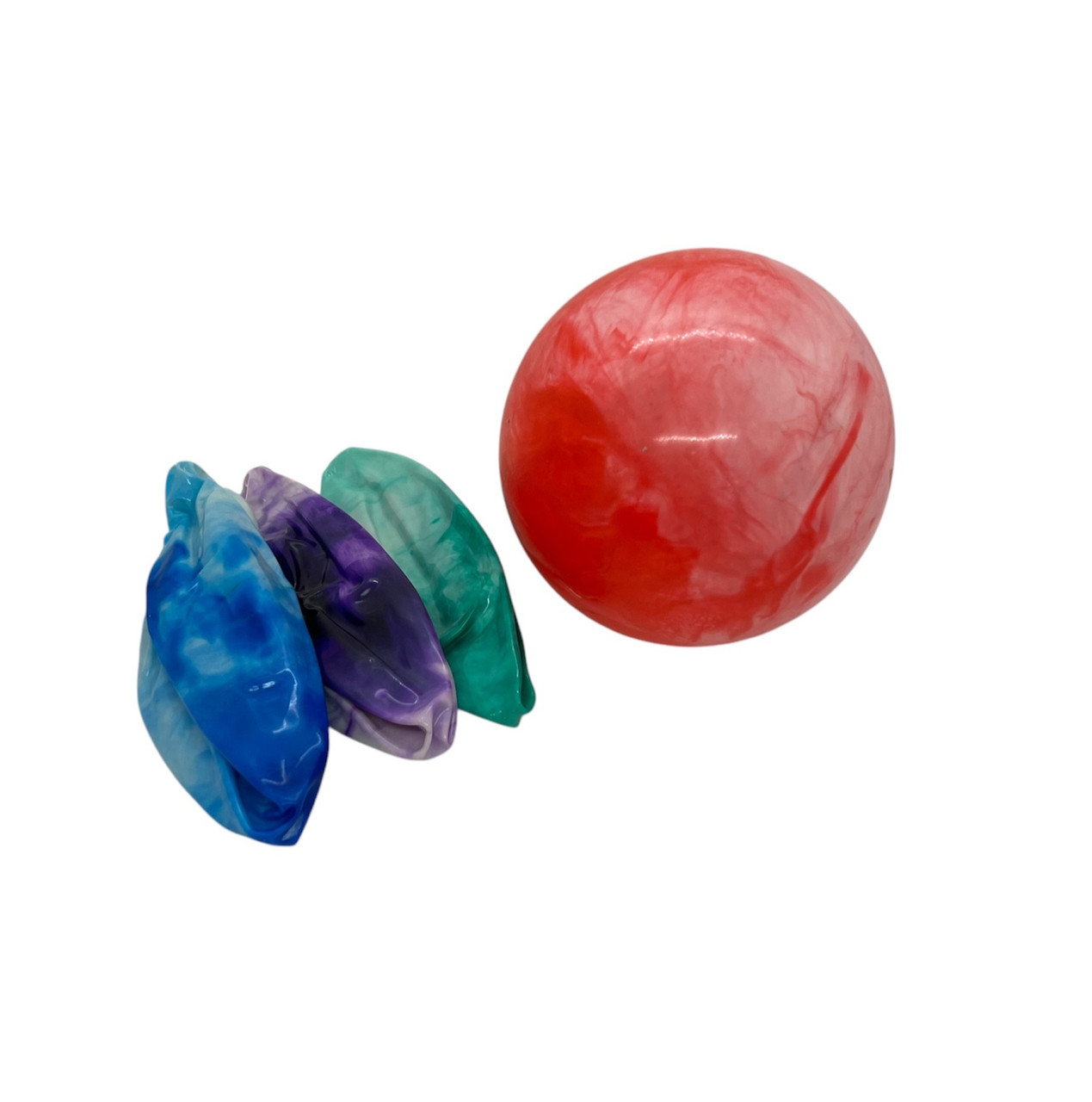 М'яч надувний мрамор 25 см., фото 1