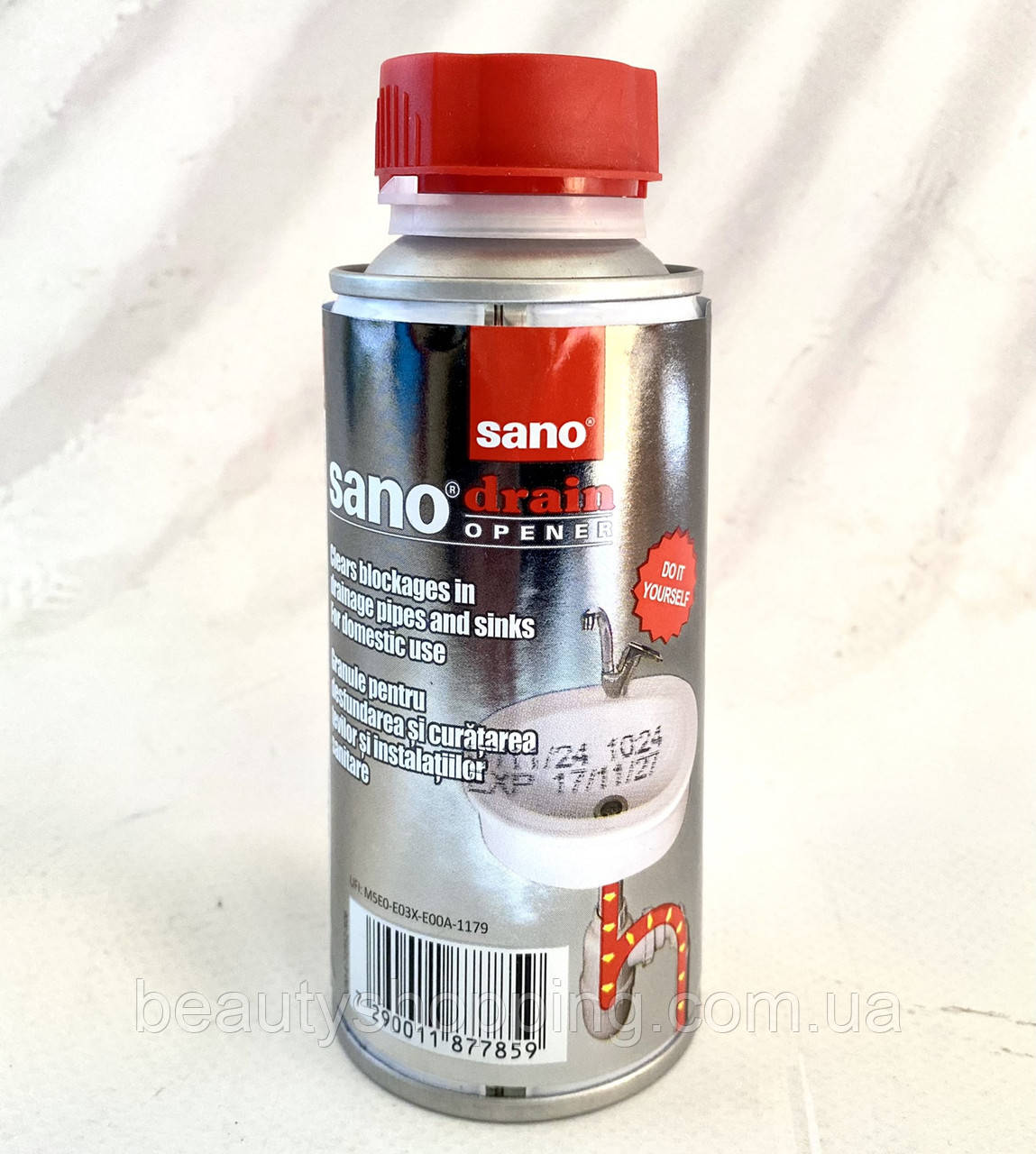 Засіб для прочищення каналізаційних труб Drain opener Sano 200 г Ізраїль