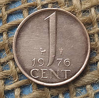 1 цент 1976 року. Нiдерланди