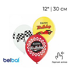 Принт 277 BELBAL-ББ 12" Happy Birthday - формула 1