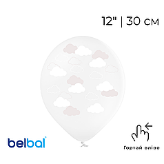 Принт 187 BELBAL-ББ 12" Хмари на прозорому