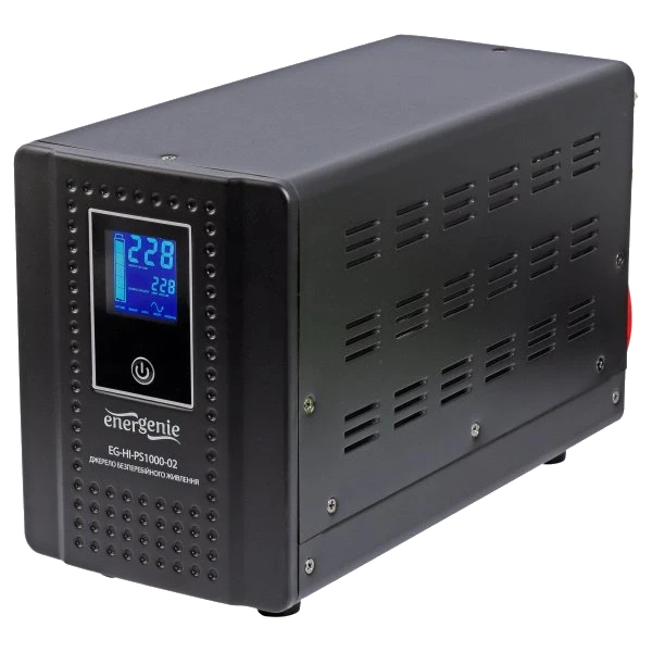 EnerGenie EG-HI-PS1000-02 1000ВA чистая синусоида Джерело безперебійного живлення під акумулятор