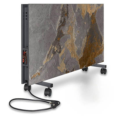 Двостороння керамічна опалювальна панель FLYME 1200PG (слейт) з програматором і ніжками