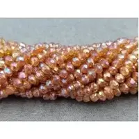 Кришталь 4мм темна шампань прозора (+-120шт)