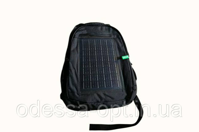 Рюкзак із вбудованою сонячною батареєю 10w та USB виходом, фото 1