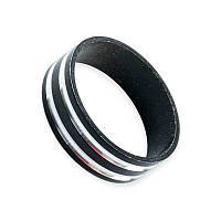 Шайба посадкова рульової колонки алюміній чорна h10, d=29