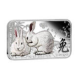 Колекція інвестиційних срібних монет Островів Кука 2011 року, Східний календар: Рік кролика, фото 7