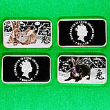 Колекція інвестиційних срібних монет Островів Кука 2011 року, Східний календар: Рік кролика, фото 8