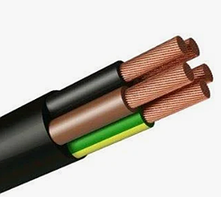 Кабель КГ 5х2,5 мідь, гнучкий, прогумований (ріжеться раз на 5 м) Одесса Каблекс