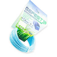 Волосінь коси 1,6мм (15 метрів, квадрат кручений) Gefest