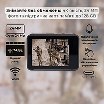 Екшн-камера AIRON ProCam 7 Black: Набір екшн камери для тактичних шоломів, фото 6