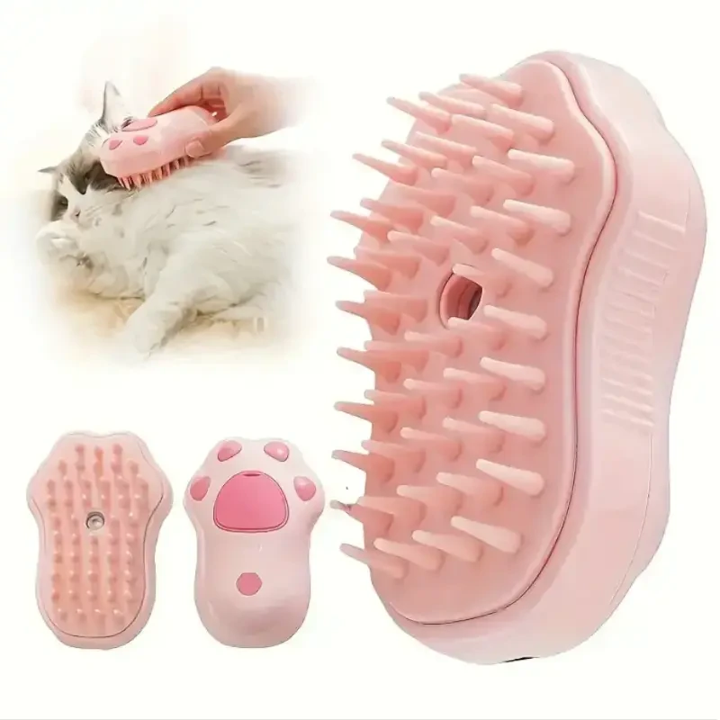 Щітка електрична парова 3 в 1 для вичісування шерсті собак і кішок Pet Spa