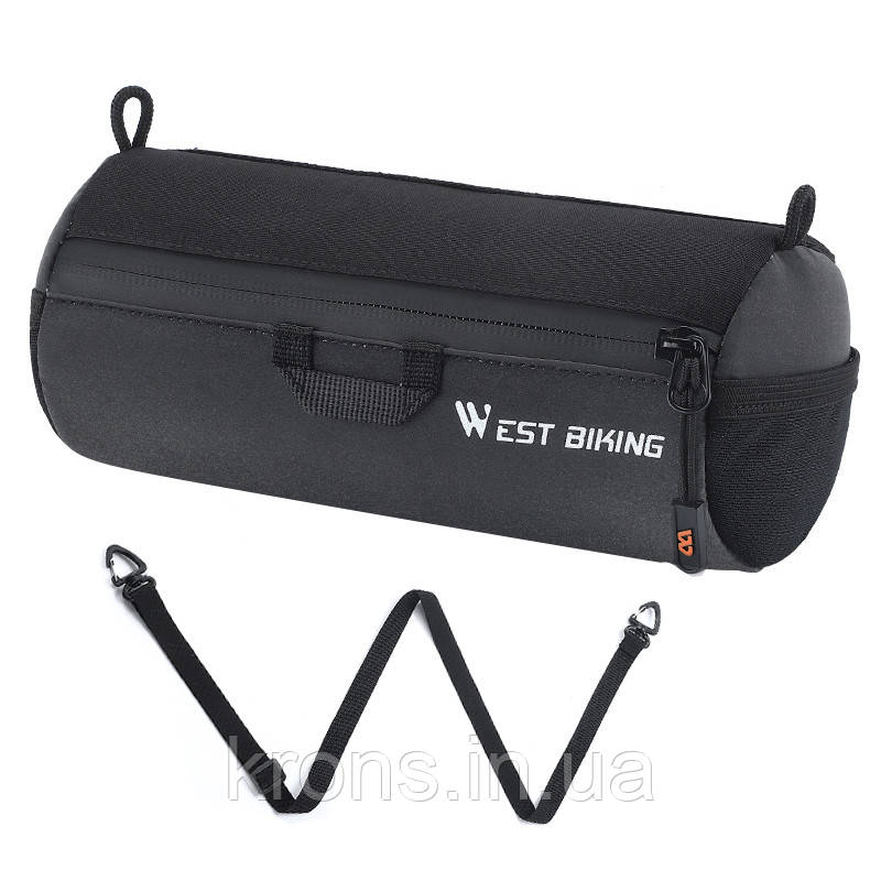 Сумка велосипедна West Biking YP0707361 велосумка на кермо Black