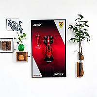 Модель Bburago F1 з АРТ Рамкою 50x30 Ferrari SF-23 1/24 #16 Charles Leclerc + Фігурка Type - B
