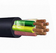 Кабель КГ 7х1.5 мідь, гнучкий, прогумований (ріжеться кратно 5 м.) Одеса Каблекс