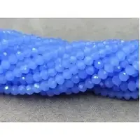 Кришталь 4мм темно-бузковий матово-прозорий (+-120шт)