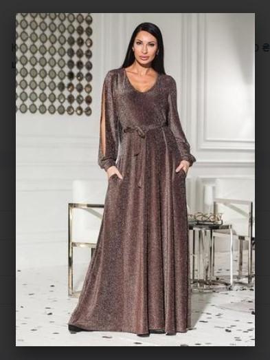 Сукня Люрекс сірий середній 70 ромір, фото 1