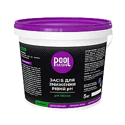 Засіб для зниження рівня pH Minus 5кг Poolman