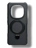 Протиударний чохол Pivot для Xiaomi Redmi Note 14 Pro 5g з кільцем підставкою чорний