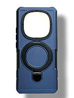 Протиударний чохол Pivot для Xiaomi Redmi Note 14 Pro 5g з кільцем підставкою синій