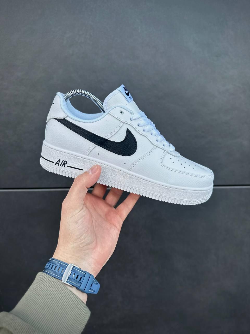 Жіночі білі кросівки Nike Air Force 1 Low, жіночі шкіряні стильні кросівки, жіночі кеди Найк Аір Форс, фото 1