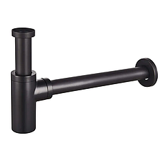 Сифон для умивальника CHAMPION SIPHON-02 BLACK 1 1/4'' (Чорний) (CH0369)